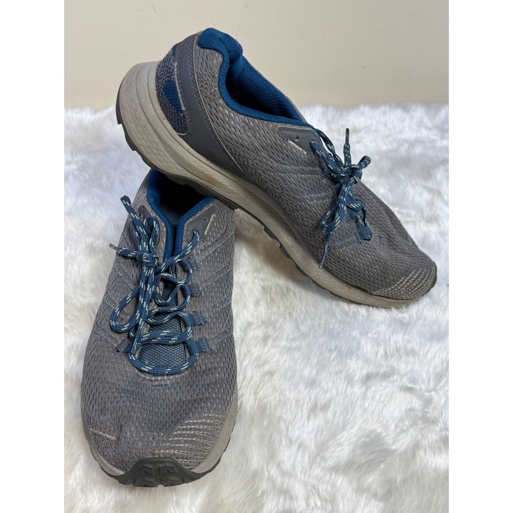Merrell Mens Charcoal Blue‎ Trail Running Hiking Rugged Lace Up hoes Size 9.5